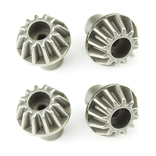 ESUSO 4 Stück Metall 12T Gear Upgrade Zubehör für 144001 124019 124018 12428 12423 RC Auto Ersatzteile von ESUSO