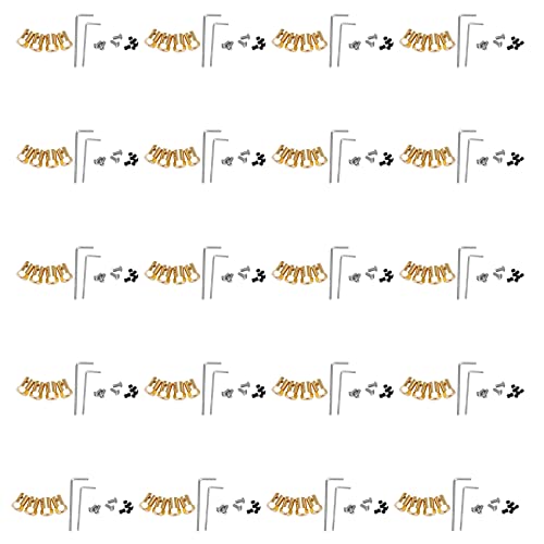 ESUSO 80 Stück 5 mm bis 12 mm Messing-Kombinator-Radnaben-Sechskant-Adapter für B14 B16 B24 B36 C14 C24 MN D90 D91 RC Auto-Ersatzteile von ESUSO