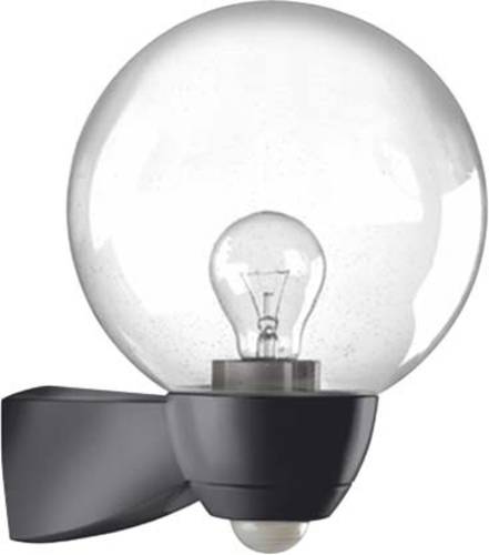 ESYLUX AL P Monza 130sw EL10026119 Wandleuchte mit Bewegungsmelder E27 Glühlampe Schwarz von ESYLUX