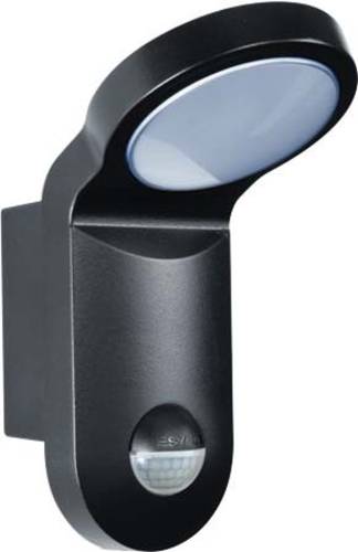 ESYLUX AOL 100 LED 3K sw EL10750717 Wandleuchte mit Bewegungsmelder LED fest eingebaut LED Schwarz von ESYLUX