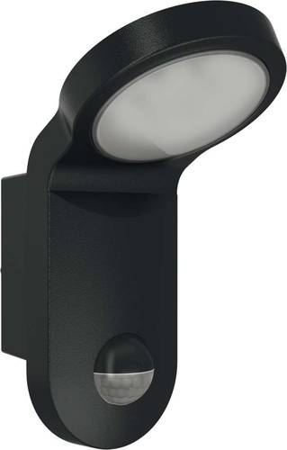 ESYLUX AOL 100 LED 5K sw EL10750014 Wandleuchte mit Bewegungsmelder LED fest eingebaut LED Schwarz von ESYLUX