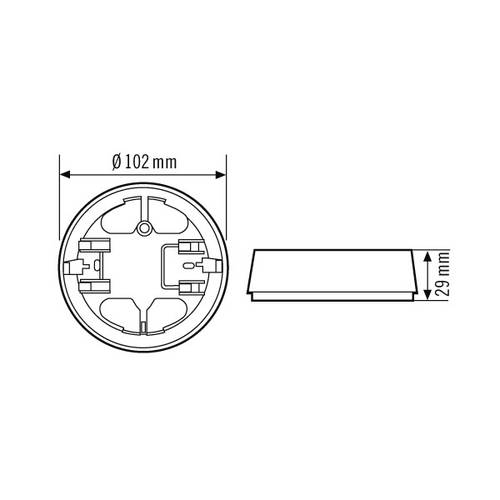 ESYLUX EB10423147 Aufputzdose Weiß von ESYLUX