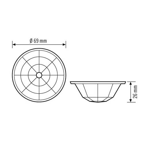 ESYLUX EB10423505 Abdeckung von ESYLUX