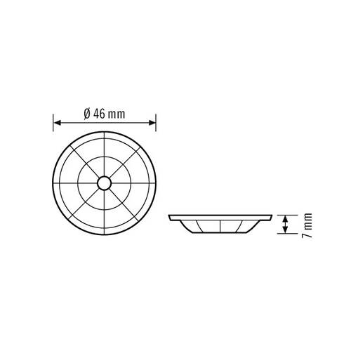 ESYLUX EB10423512 Abdeckung von ESYLUX