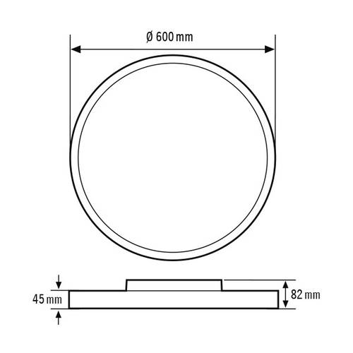 ESYLUX EO10850646 EO10850646 LED-Deckenleuchte LED Weiß von ESYLUX