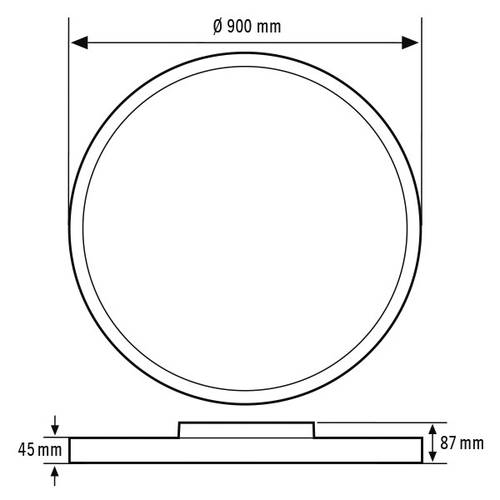 ESYLUX EO10850660 EO10850660 LED-Deckenleuchte LED Weiß von ESYLUX