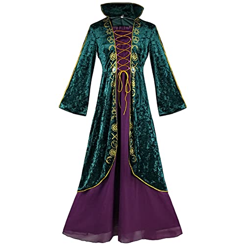 Sanderson Cosplay Kostüm Hexe Cosplay Kleid Robe Full Set Halloween Outfit von ETEBAS