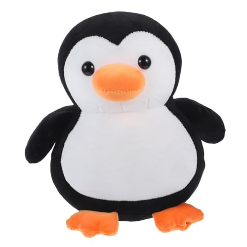 ETHZZLE üsch Pinguin Stofftier 25cm Niedlicher Kuscheltier Pinguin Für Dekoration Geschenkideen Und Als Kissen Für Und Erwachsene Schwarzes üschmaterial von ETHZZLE