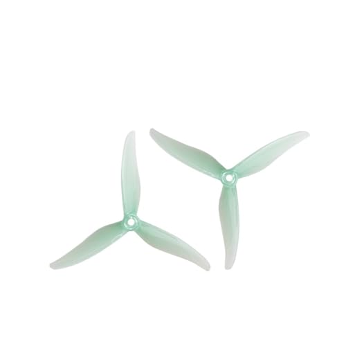 ETLIN 24 Paare (24CW+24CCW) 5-Zoll-3-Blatt-Propeller Quadcopter-Blätter for FPV-Drohnenmotoren(Light green) von ETLIN