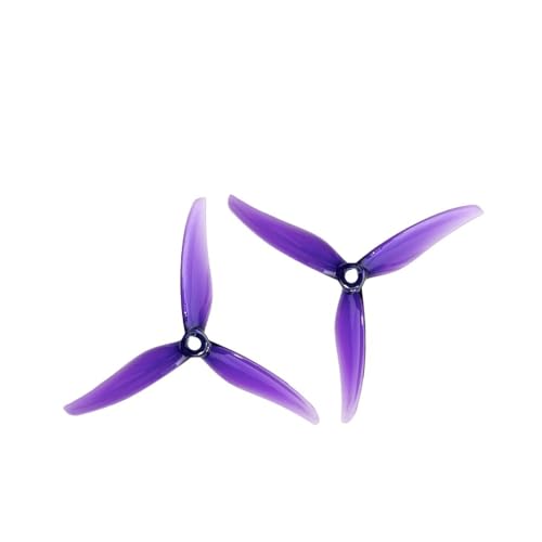 ETLIN 24 Paare (24CW+24CCW) 5-Zoll-3-Blatt-Propeller Quadcopter-Blätter for FPV-Drohnenmotoren(PURPLE) von ETLIN