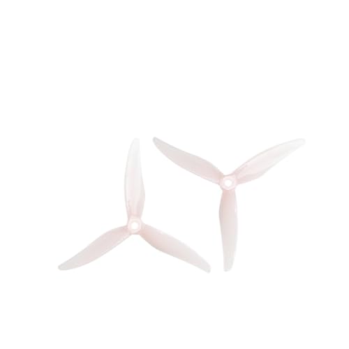 ETLIN 24 Paare (24CW+24CCW) 5-Zoll-3-Blatt-Propeller Quadcopter-Blätter for FPV-Drohnenmotoren(Pink) von ETLIN