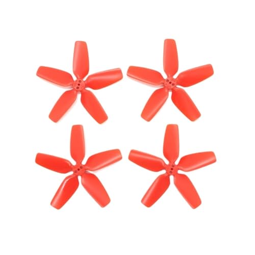 ETLIN Bunter Propeller der UAV-Flugmaschine, geeignet for D-JI Avata-Blätter und Flügelzubehör(Red-4pcs) von ETLIN