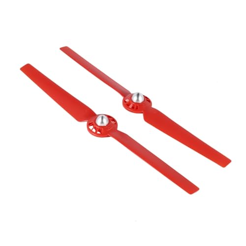 ETLIN Das UAV-Propellerzubehör eignet sich for die Vorwärts- und Rückwärtspropellerblätter des Q500, A-Propeller, B-Propeller, selbstsichernder Propellerflügel(Red) von ETLIN