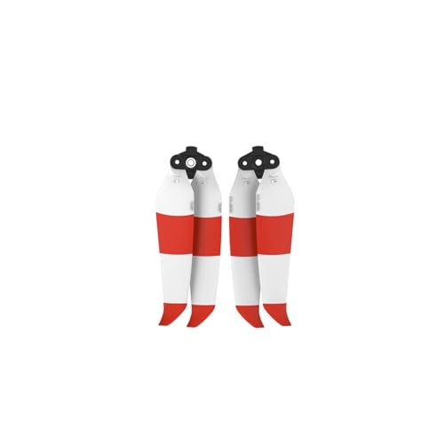 ETLIN Der Drohnenpropeller ist for Da~Jiangyu MAVIC AIR2/2S Geräuschreduzierungsflügel-Faltblattzubehör geeignet(Red and white 1 pair) von ETLIN