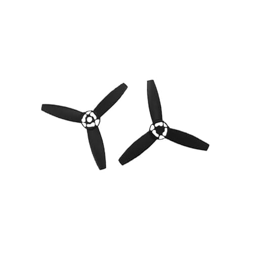 ETLIN Die dreiblättrigen Vorwärts- und Rückwärtspropeller der Drohne sind for das Propellerflügelzubehör der Bebop Drone 3.0 geeignet(Black-1pair) von ETLIN