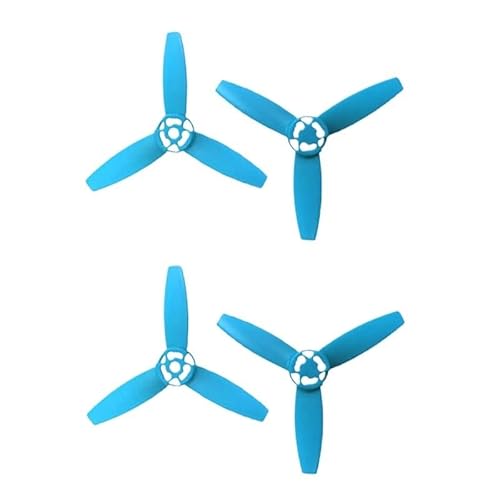 ETLIN Die dreiblättrigen Vorwärts- und Rückwärtspropeller der Drohne sind for das Propellerflügelzubehör der Bebop Drone 3.0 geeignet(Blue-2pair) von ETLIN