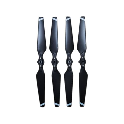 ETLIN Die klappbaren Vorder- und Hinterpropeller der Drohne mit Schnellverschluss eignen sich for das Blatt- und Flügelersatzzubehör des D-JI MAVIC Pro(Silver-2 Pair) von ETLIN