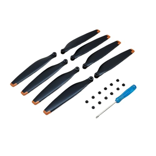 ETLIN Drone Orange Edge Noise Reduction Propeller for D-Ji MINI 3 Pro Propellerflügelzubehör(1 pair) von ETLIN