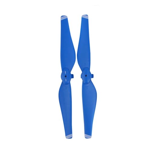 ETLIN Propeller-Ersatzzubehör ist for D-JI MAVIC AIR Schnellspannpropeller, Vorwärts- und Rückwärtspropeller geeignet(Blue+silver-1pair) von ETLIN