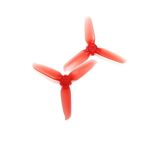 ETLIN UAV-Propeller-Ersatzteile eignen sich for die Reparatur von Rotorblättern und Flügeln von Da-Jiang FPV Combo-Flugzeugflugzeugen(Transparent Red-1pair) von ETLIN