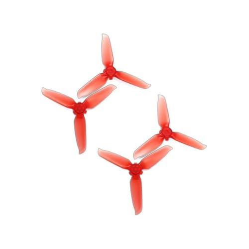 ETLIN UAV-Propeller-Ersatzteile eignen sich for die Reparatur von Rotorblättern und Flügeln von Da-Jiang FPV Combo-Flugzeugflugzeugen(Transparent Red-2pair) von ETLIN