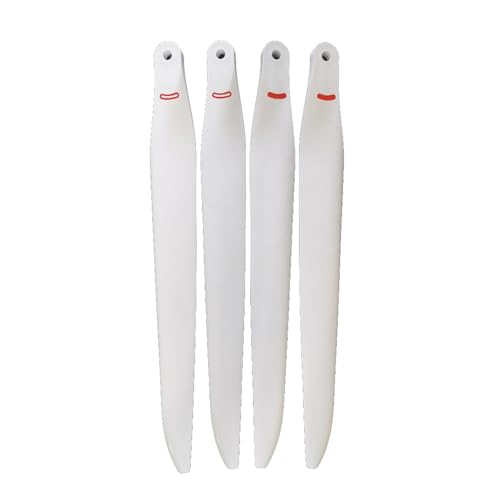 ETLIN UAV-Propeller aus weiß-schwarzer Kohlefaser, geeignet for D-JI T60-Blätter und Flügelreparaturzubehör(White#2-4pcs(2CW+2CCW)) von ETLIN