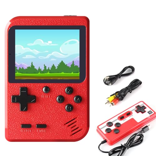 Handheld Spielkonsole, Etpark 500 Klassische Spielen 3-Zoll-IPS-Bildschirm tragbare Retro-Videospielkonsole Spieler für Kinder Spielzeug Jungen 4 5 6 7 8 9 10 11 12 13 Jahre von ETPARK