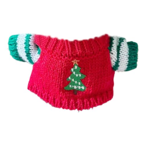 ETUCYNG 20 cm Puppenpullover, 20 cm Plüschpuppenpullover - Niedliches Puppen-Deko-Outfit - Plüschpuppenkleidung, Weihnachtskleidung für Plüschpuppen, Verkleidungskostüme von ETUCYNG