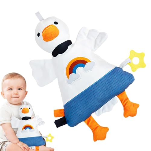 ETUCYNG Baby Schwan Handpuppe, Schwanenhandspielzeug - Süße Enten -Stofftierpuppe | Sensorisches Kuscheln Spielzeug, Schlaflosen, weiche beruhigende Plüsch für das Geschichtenerzählen von ETUCYNG