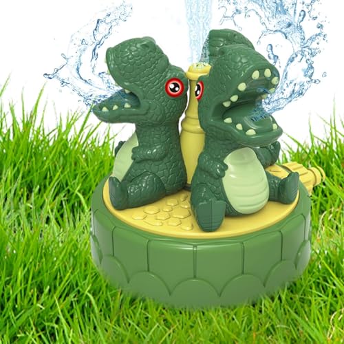 ETUCYNG Dinosaurier Yard Sprinkler, Kinder Dinosaurier Sprinkler | Rasenwassersprühspielzeug für Kinder | Kleinkind Wasser Spaß Spiel Sprinkler Spielzeug für Garten im Freien Aktivitäten im Freien von ETUCYNG