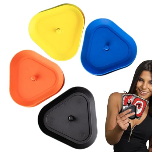 ETUCYNG Dreieckiger Kartenhalter, Poker-Tablett, Kartenhalter – glatt, tragbar, vielseitiger Tischständer für Familie, Teenager, Freunde, Versammlungen ETUCYNG Dreieckiger Kartenhalter, Poker-Tablett, Kartenhalter – glatt, tragbar, vielseitiger Tischständer für Familie, Teenager, Freunde, Versammlungen von ETUCYNG