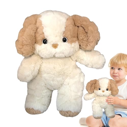 ETUCYNG Gefüllte Plüschtiere,Kawaii-Tierpuppe,Plüsch-Welpen-Spielzeugpuppe | Angenehme Haptik, Plüschtiere, die Tiere umarmen, integrierte sanfte Gute-Nacht-Musik für Jungen und Mädchen von ETUCYNG