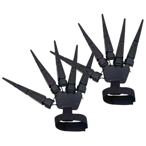 ETUCYNG Gelenkfinger – Horror-Skelett, Knochenklaue, Hand, flexible Finger, Verkleidungszubehör, Kostüm-Requisite, Rollenspiel-Werkzeug für Damen und Herren, Spukhaus, Maskerade, Motto-Party ETUCYNG Gelenkfinger – Horror-Skelett, Knochenklaue, Hand, flexible Finger, Verkleidungszubehör, Kostüm-Requisite, Rollenspiel-Werkzeug für Damen und Herren, Spukhaus, Maskerade, Motto-Party von ETUCYNG