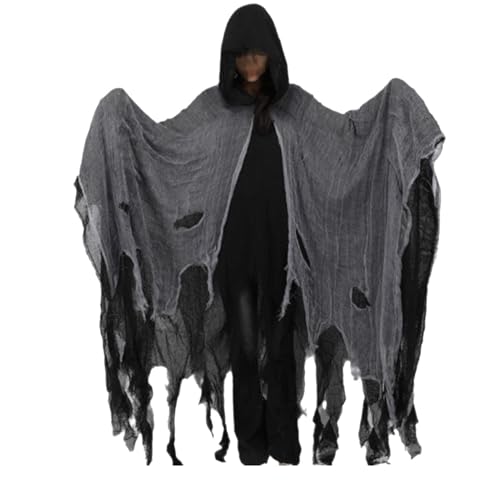 ETUCYNG Halloween-Geisterumhang – Hexenumhang Kostüm – gruselige Aktivitäten, Cosplay-Kostüm für Bühnenauftritte ETUCYNG Halloween-Geisterumhang – Hexenumhang Kostüm – gruselige Aktivitäten, Cosplay-Kostüm für Bühnenauftritte von ETUCYNG