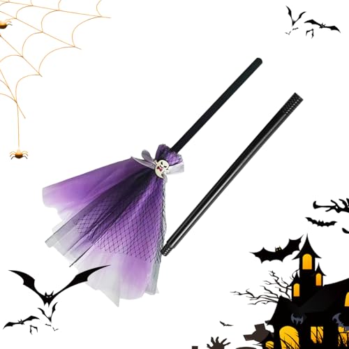 ETUCYNG Halloween Hexenbesen Spielzeug,Kinder Cosplay Hexenbesen Zubehör - Feiertag Requisiten Partybedarf für Kleinkinder Veranstaltungen Eltern Kind Interaktion Mädchen Kinder Fest Schule ETUCYNG Halloween Hexenbesen Spielzeug,Kinder Cosplay Hexenbesen Zubehör - Feiertag Requisiten Partybedarf für Kleinkinder Veranstaltungen Eltern Kind Interaktion Mädchen Kinder Fest Schule von ETUCYNG