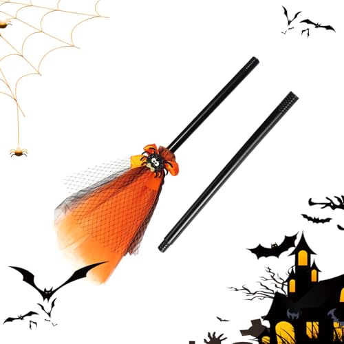 ETUCYNG Kinder Halloween Hexenbesen,Kinder Cosplay Hexenbesen Zubehör | Feiertag Requisiten Partybedarf für Kleinkinder Veranstaltungen Eltern Kind Interaktion Mädchen Fest Schule ETUCYNG Kinder Halloween Hexenbesen,Kinder Cosplay Hexenbesen Zubehör | Feiertag Requisiten Partybedarf für Kleinkinder Veranstaltungen Eltern Kind Interaktion Mädchen Fest Schule von ETUCYNG