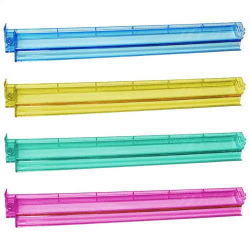 ETUCYNG Mahjong-Regale mit Schiebern, 47,5 x 8,1 x 3 cm, Set mit 4 transparenten Acryl-Mahjong-Racks mit eingebauten Drücken, moderne Majiang-Halter, praktisch, 4 Stück ETUCYNG Mahjong-Regale mit Schiebern, 47,5 x 8,1 x 3 cm, Set mit 4 transparenten Acryl-Mahjong-Racks mit eingebauten Drücken, moderne Majiang-Halter, praktisch, 4 Stück von ETUCYNG