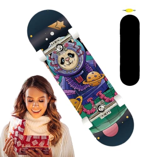 ETUCYNG Mini-Skateboards für Finger, Fingerspielzeug-Skateboards, Kinder Cartoon Fingerbretter, Kleines Fingerbrett-Spielzeug, buntes Finger-Skateboard für Kinder ab 6 Jahren von ETUCYNG