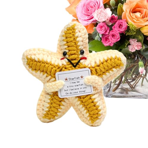 ETUCYNG Positiv Häkeltiere,Häkelseestern Plüsch Zum Festhalten Und Trösten - Weiches Strickstoff Spielzeug Für Kinder Schule Deko Mädchen Geburtstagsgeschenk ETUCYNG Positiv Häkeltiere,Häkelseestern Plüsch Zum Festhalten Und Trösten - Weiches Strickstoff Spielzeug Für Kinder Schule Deko Mädchen Geburtstagsgeschenk von ETUCYNG