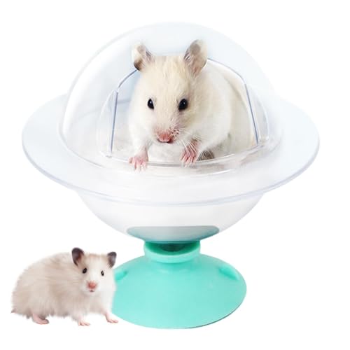 ETUCYNG Sandbadebox für Hamster,Hamster Sandbadebox,Duschraum Hamster Chinchilla Badeschüssel Sandbad | Grabsandbehälter, transparenter Lebensraum für Kleintiere für Rennmäuse, Syrischer Hamster von ETUCYNG