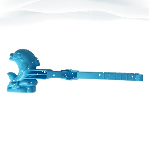 ETUCYNG Schneeballform, Schneeballformwerkzeug,Outdoor-Winter-Schneeball-Clip in Delfinform - Outdoor-Spiel-Schneespielzeug-Set, lustiges Schneemacher-Kampfspielzeug für Weihnachten für Kinder und von ETUCYNG