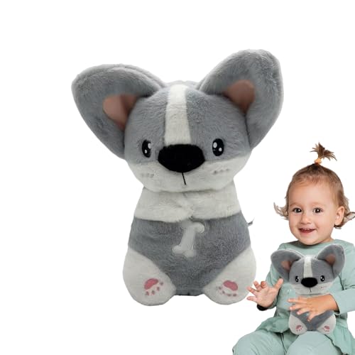 ETUCYNG Stofftiere für Babys,atmendes Stofftier - Tragbare Hunde-Stofftierbabys mit Musikspielzeug - Baby-Accessoires, Baby-Kuscheltiere für Thanksgiving, Halloween von ETUCYNG