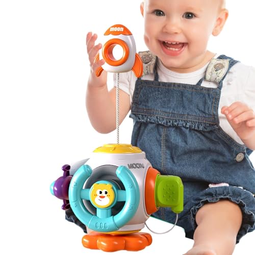 Baby Activity Board, Fidget Board für Kleinkind,Multifunktionales Zappel -Board -Würfel -Kleinkind Sensory Toys | Vielseitige Bildungswürfel Vorschule Lernspielzeug für Kinder im Alter von 1 bis 2 Jah von EUBEISAQI