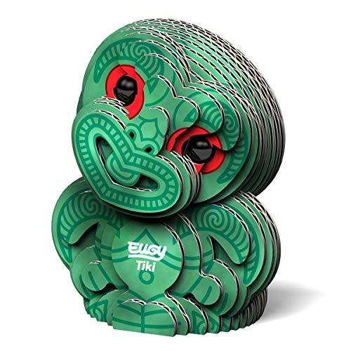 EUGY DOEU Tiki 3D-Puzzle, Braun von EUGY