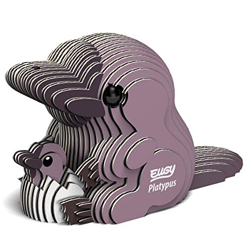 EUGY EH-048 Platypus Schnabeltier 3D-Puzzle, Violett von EUGY