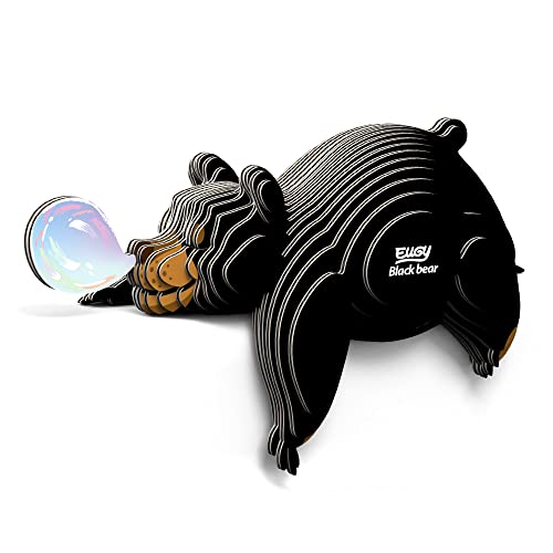 EUGY EH-081 Black Bear 3D-Papierhandwerk von EUGY