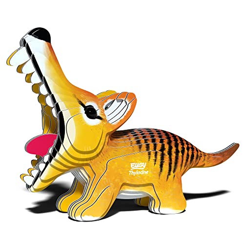 EUGY EH-086 Thylacine, Tasmanian Tiger 3D-Bastelpuzzles, Farbbedruckt von EUGY