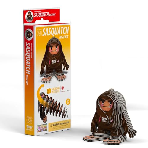 EUGY Sasquatch 3D-Puzzle – 31-teiliges umweltfreundliches Lernspielzeug-Puzzle für Jungen, Mädchen und Kinder ab 6 Jahren von EUGY