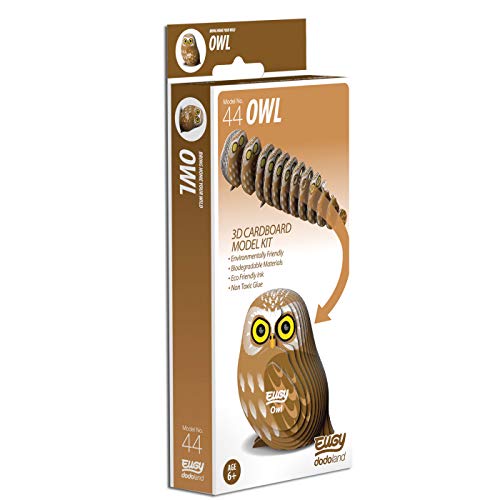 EUGY 3D Owl Tier Modell, Bastelset von EUGY