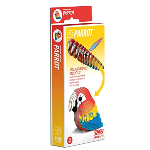 EUGY 3D Parrot Model Tier Modell, Bastelset von EUGY